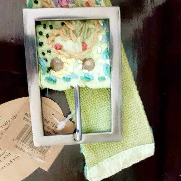 BOHEME Earth Friendly Paisley Patchwork Belt - Picture 3 of 12